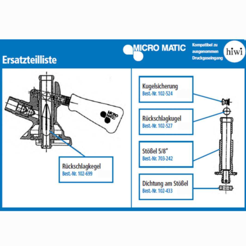 Ersatzteil zu Kombizapfkopf Micro Matic / HIWI-ajKombiM-getraenkezapfanlagen.net Ersatzteil zu Kombizapfkopf Micro Matic / HIWI-ajKombiM--getraenkezapfanlagen.net