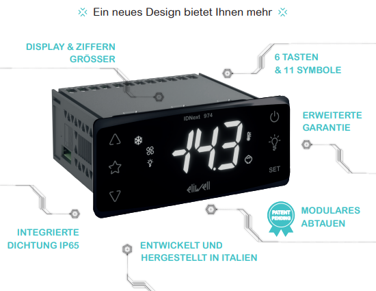 eliwell ID 971 Plus Kühlstellenregler