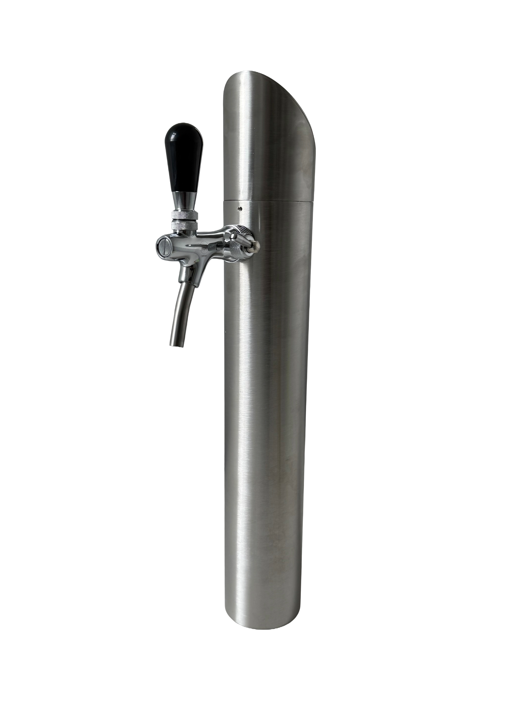 Bierzapfsäule EDELSTAHL mit Kompensatorzapfhahn