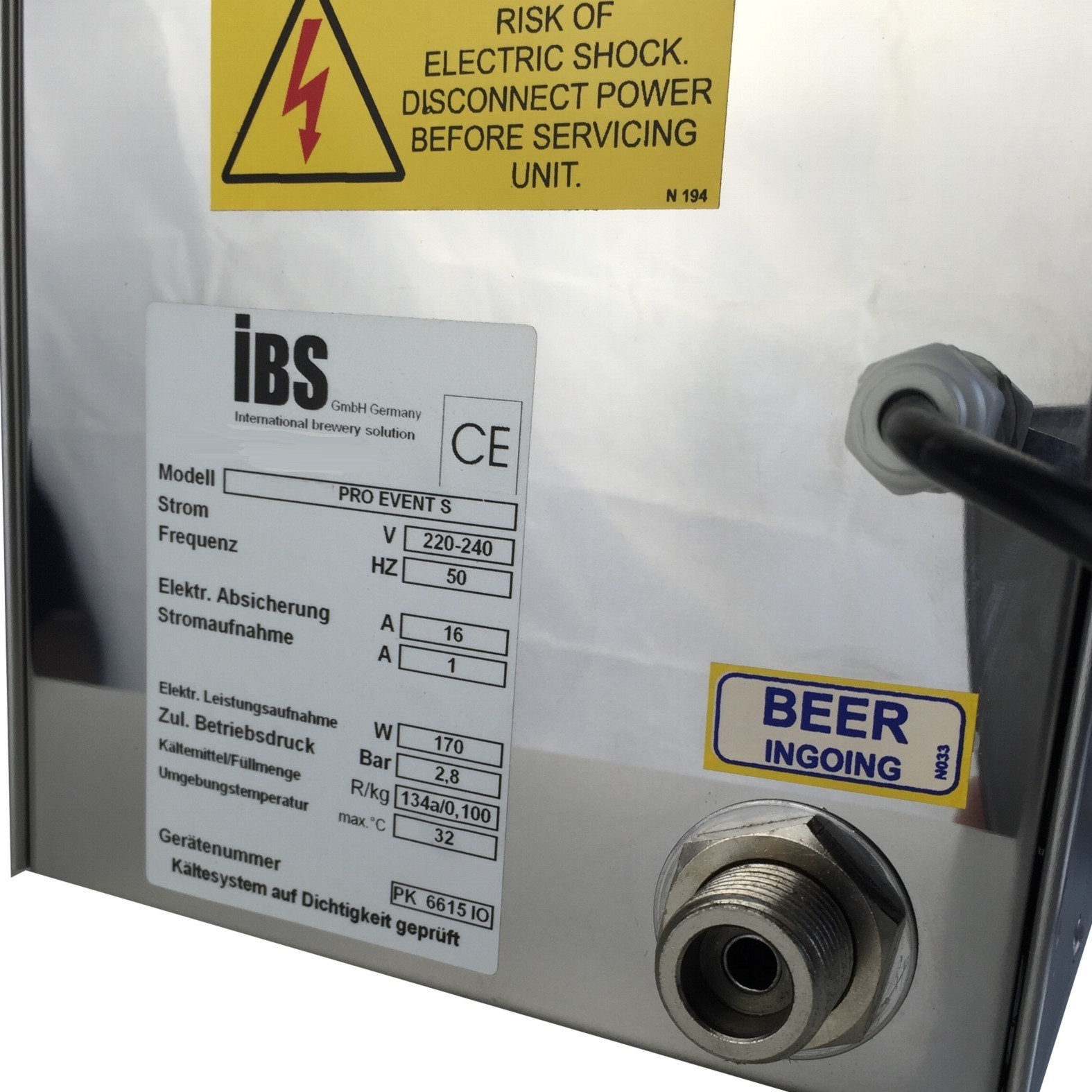 Bierkühler Zapfanlage „Bierkoffer” 1-leitig, 35 Liter/h-aaB1295-IBS GmbH Bierkühler Zapfanlage „Bierkoffer” 1-leitig, 35 Liter/h-aaB1295-Bierkühler, Zapfanlage, Bierkoffer, Durchlaufkühler Bier-IBS GmbH