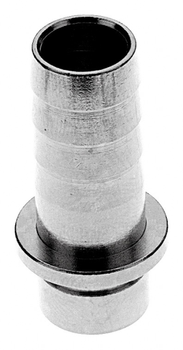 4 mm Bierschlauchtülle gerade aus Chromnickelstahl 1.4301