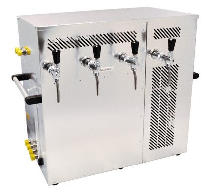 Nasskühlgerät 4-leitig, 200 Liter/h Kombikühlgerät, Begleit- und Durchlaufkühlung in einem Gerät Bit